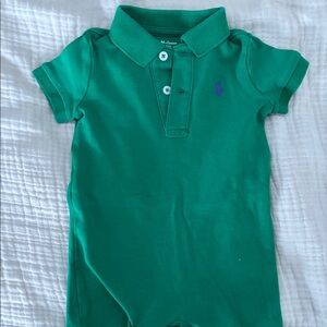Ralph Lauren Baby Boy Short Sleeve Shortall